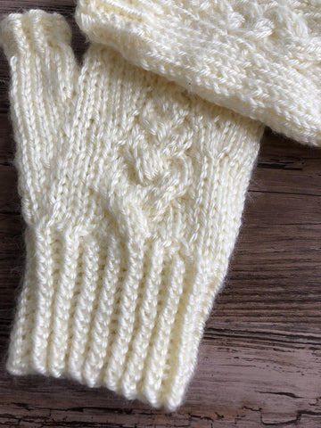 French Braid Mitts