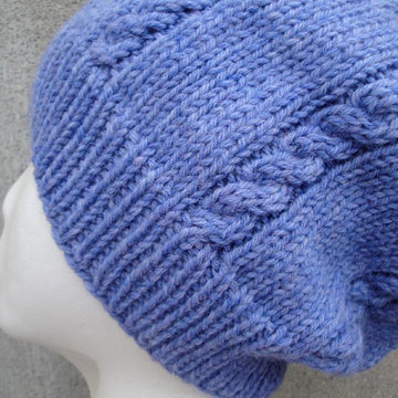 Lavender Cable Hat