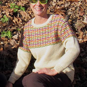 Retro Plaid Pullover