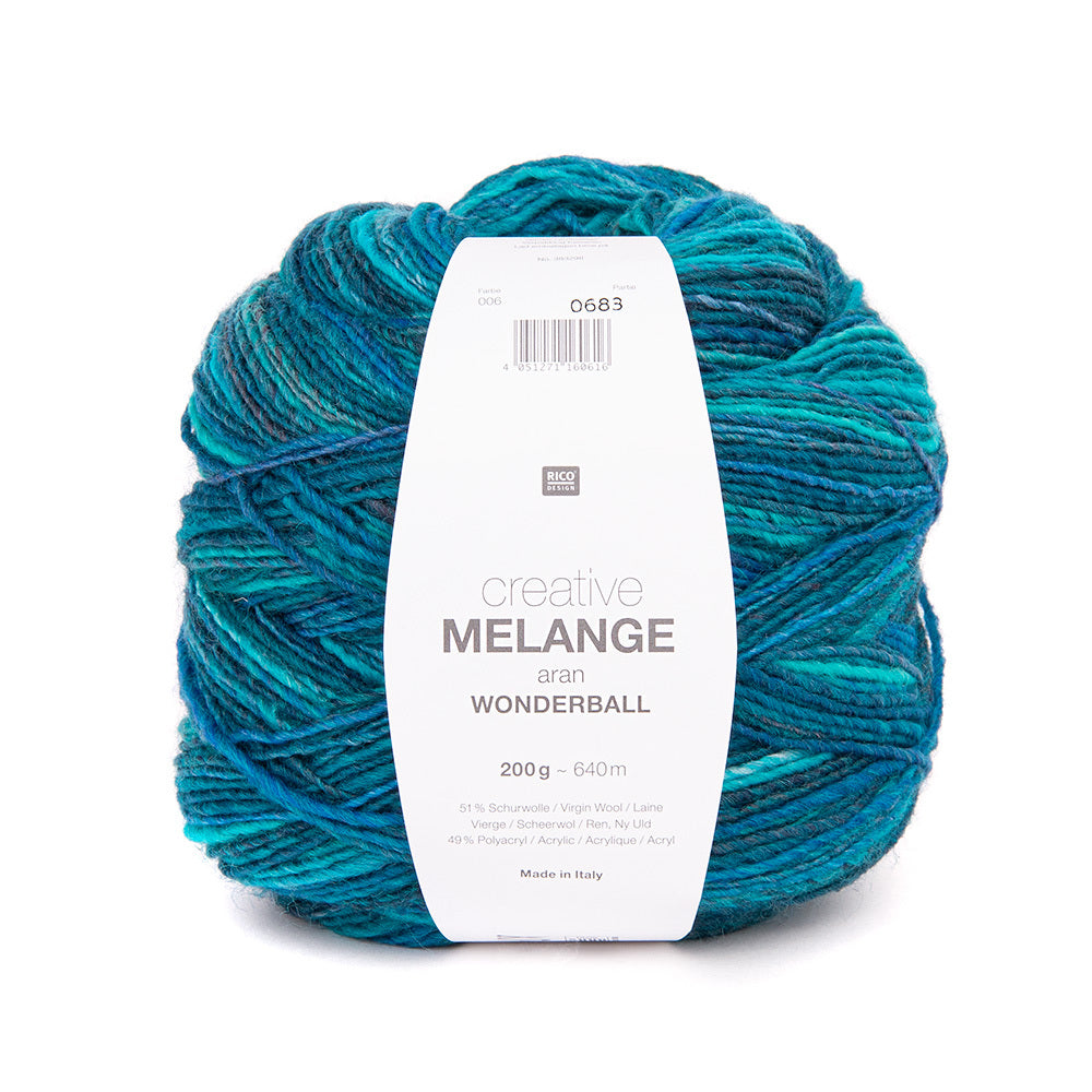 Rico Creative Melange Aran Wonderball