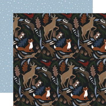 Echo Park Paper Warm & Cozy Double-Sided Cardstock 12"X12" 25/Pkg - Cozy Animals