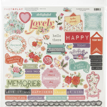 Photoplay Paper PhotoPlay Collection Pack 12"X12" - Belle Fleur