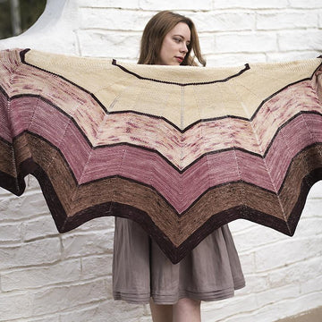 Cherry and Plum Shawl