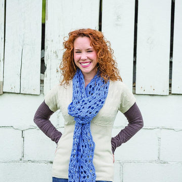 Wide Ripple Scarf