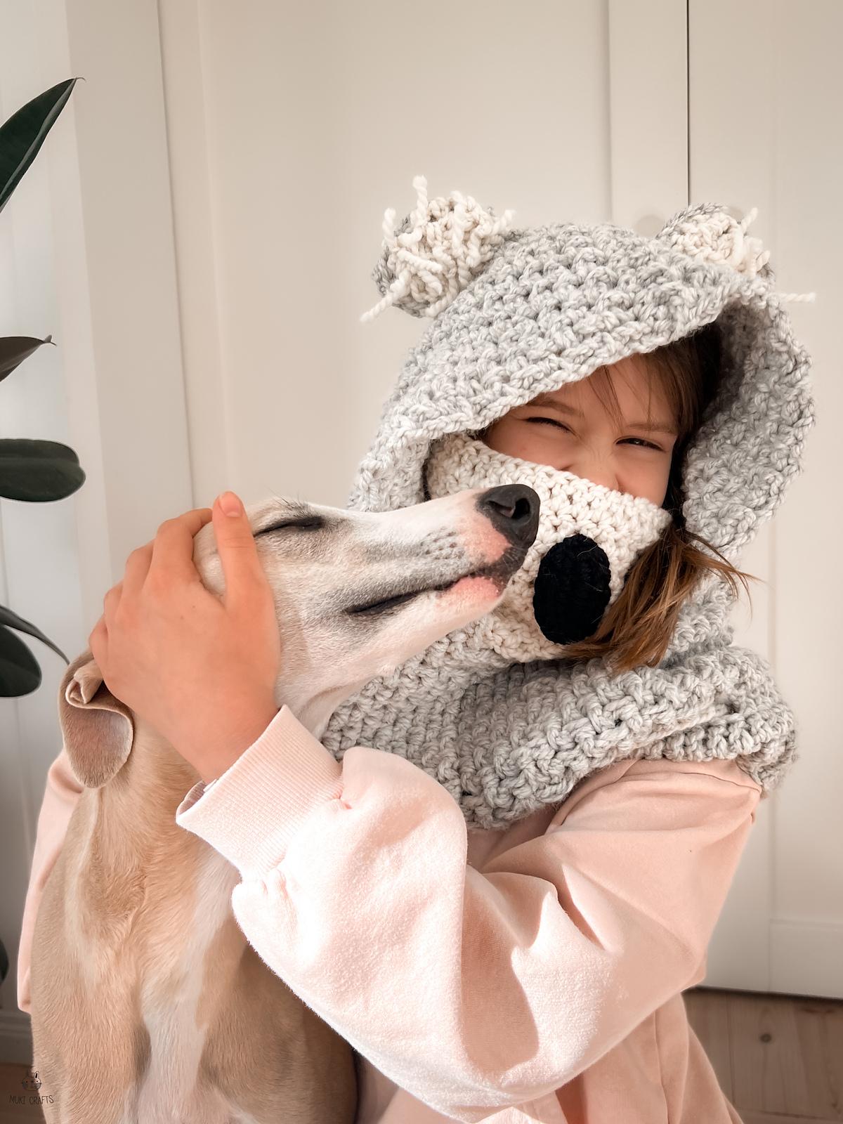 Koala hooded cowl