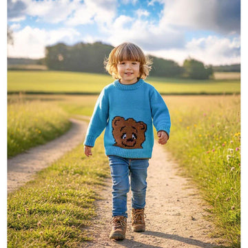 Dancing bear sweaters with Bear toy