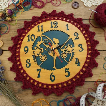 Crochet Clock Pdf + Video Tutorials