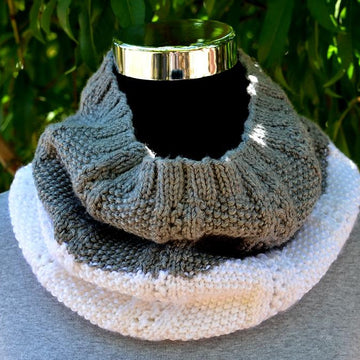 Two Colors Infinity Cowl