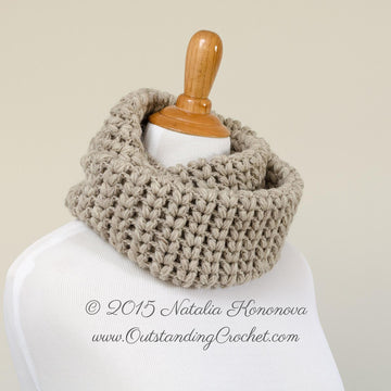 Puff Stitch Cowl