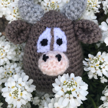 Bull amigurumi doll
