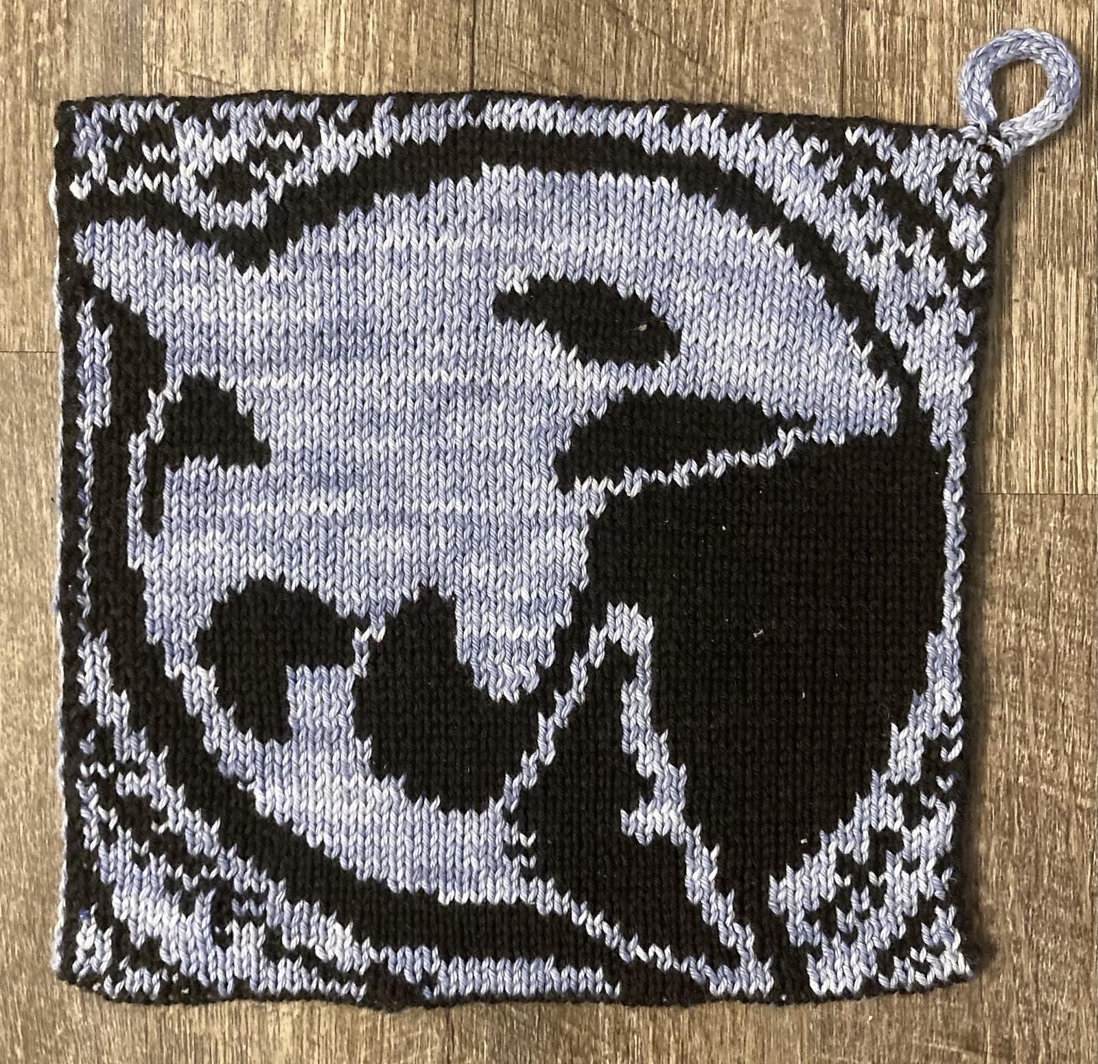 Sea Orca Potholder