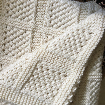 Lace Panel Blanket