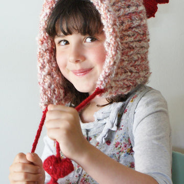 Chunky Heart Pixie Hat