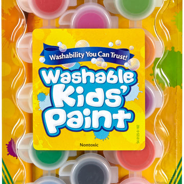 Crayola Washable Kid's Paint Pots - 18 Colors