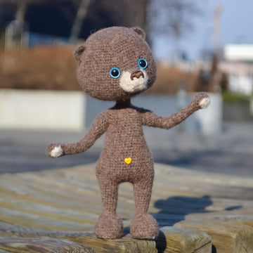 Crochet Pattern: Little Bear PDF, Amigurumi toy