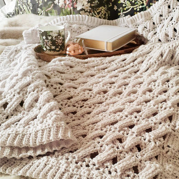 Twisted Lace Afghan