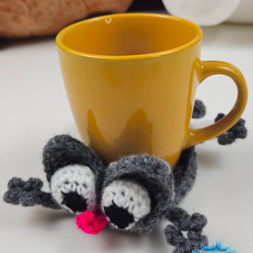 Splattered Cat Coaster