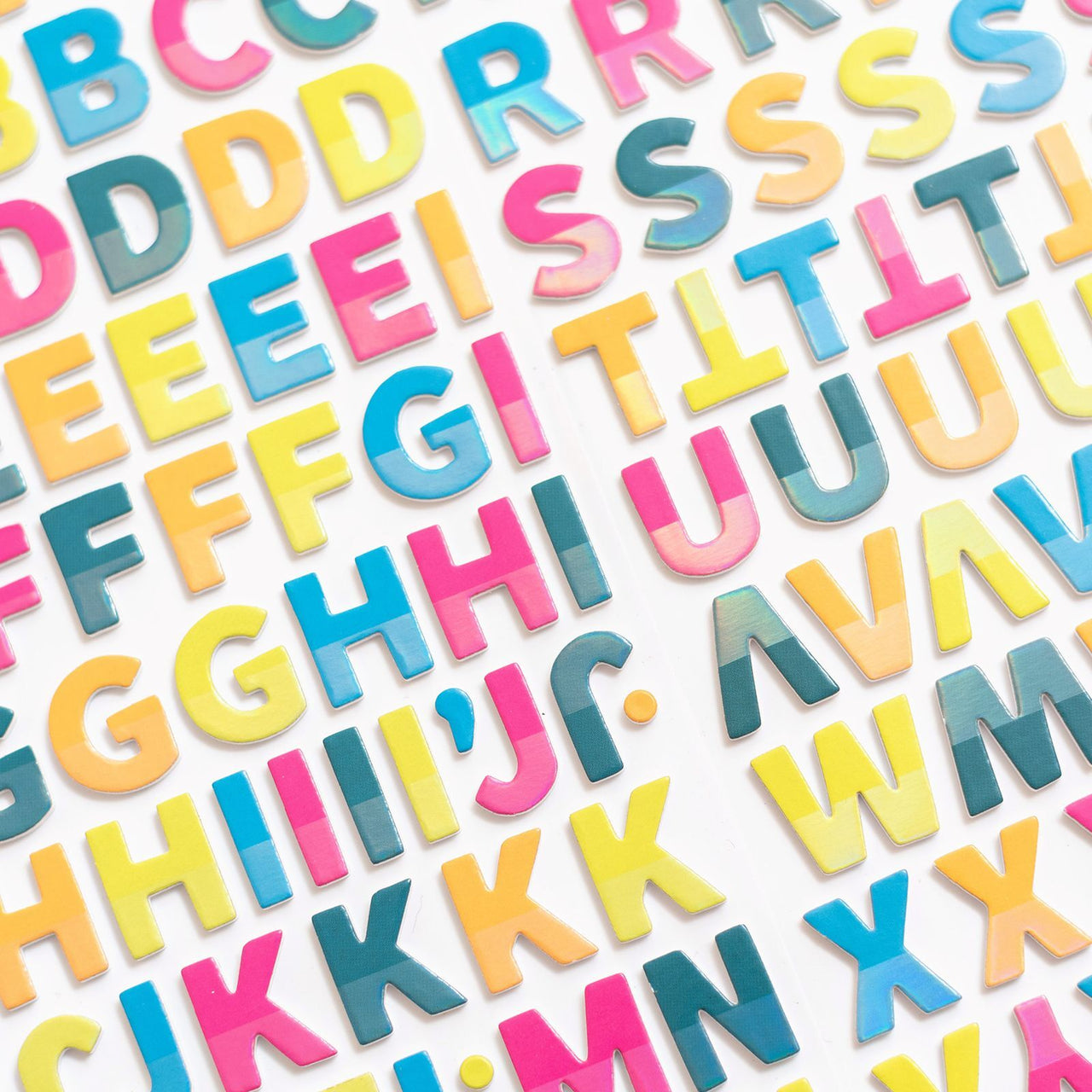 American Crafts Amy Tangerine - Brave + Bold Thickers Stickers Letters