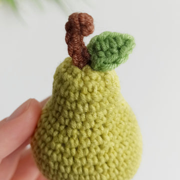 Crochet pear pattern
