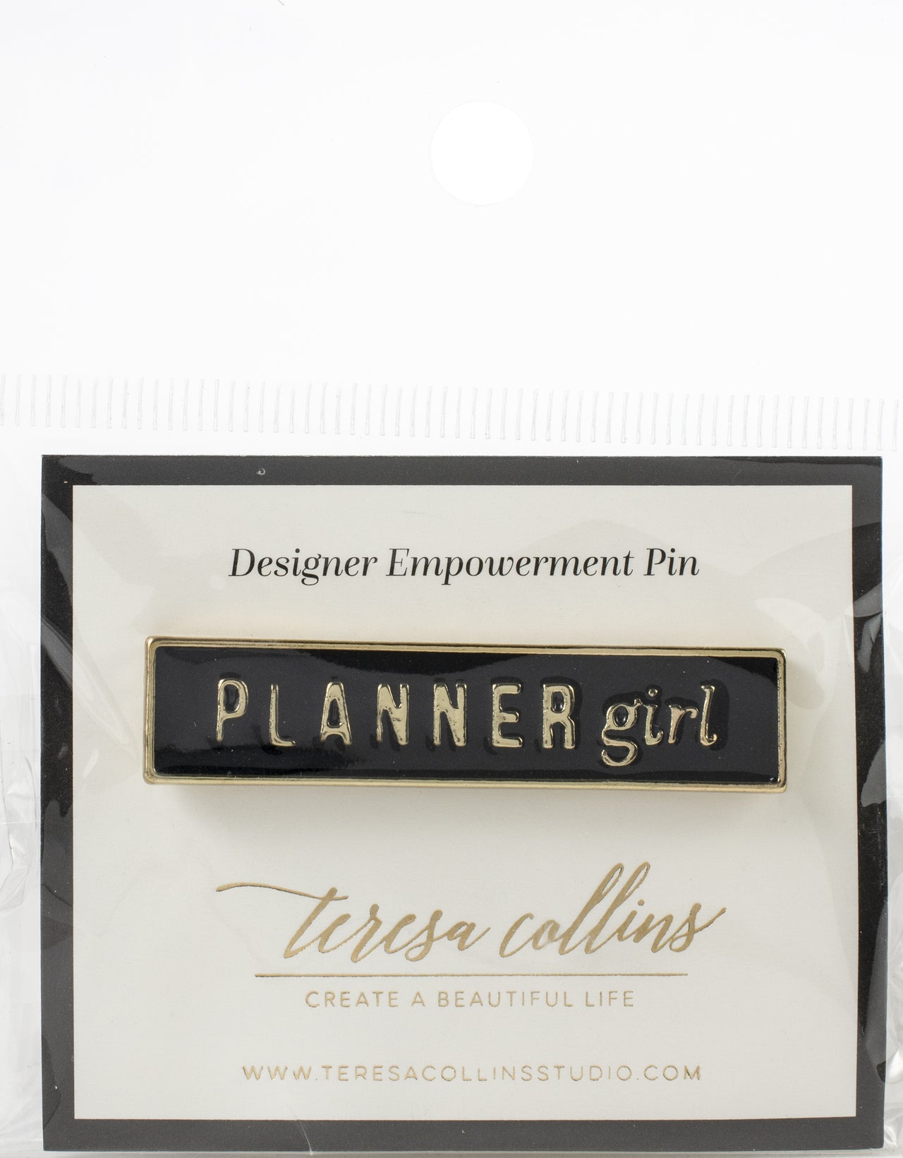 Teresa Collins Designer Enamel Pin - Planner Girl