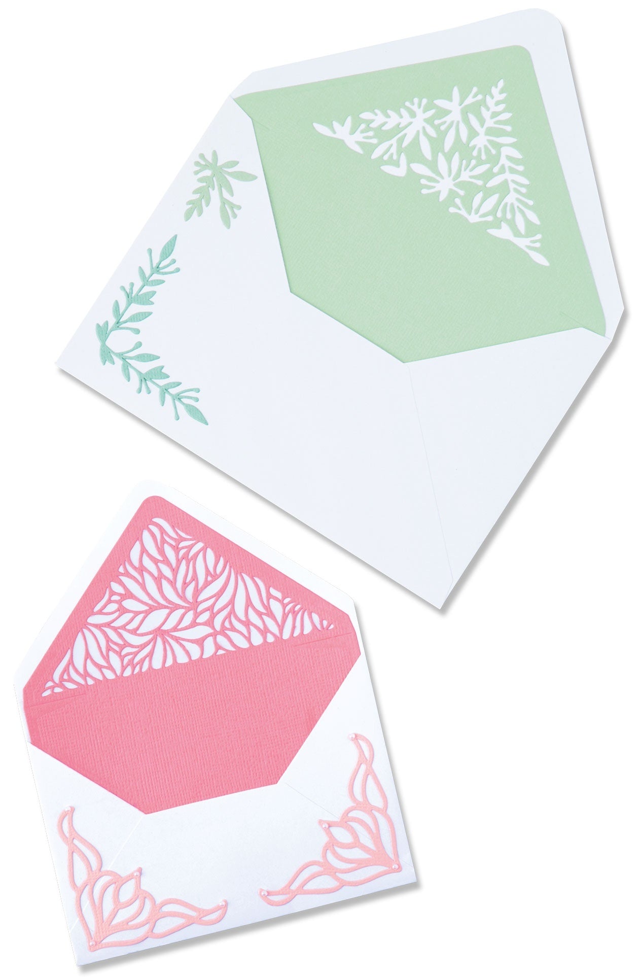 Sizzix Thinlits Dies By Jen Long 6/Pkg - Botanical Envelope Liners