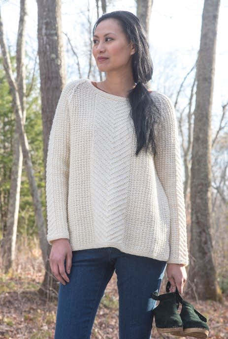 Glacial Pullover in Berroco Ultra Wool - Portfolio4 - Downloadable PDF