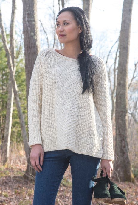 Glacial Pullover in Berroco Ultra Wool - Portfolio4 - Downloadable PDF