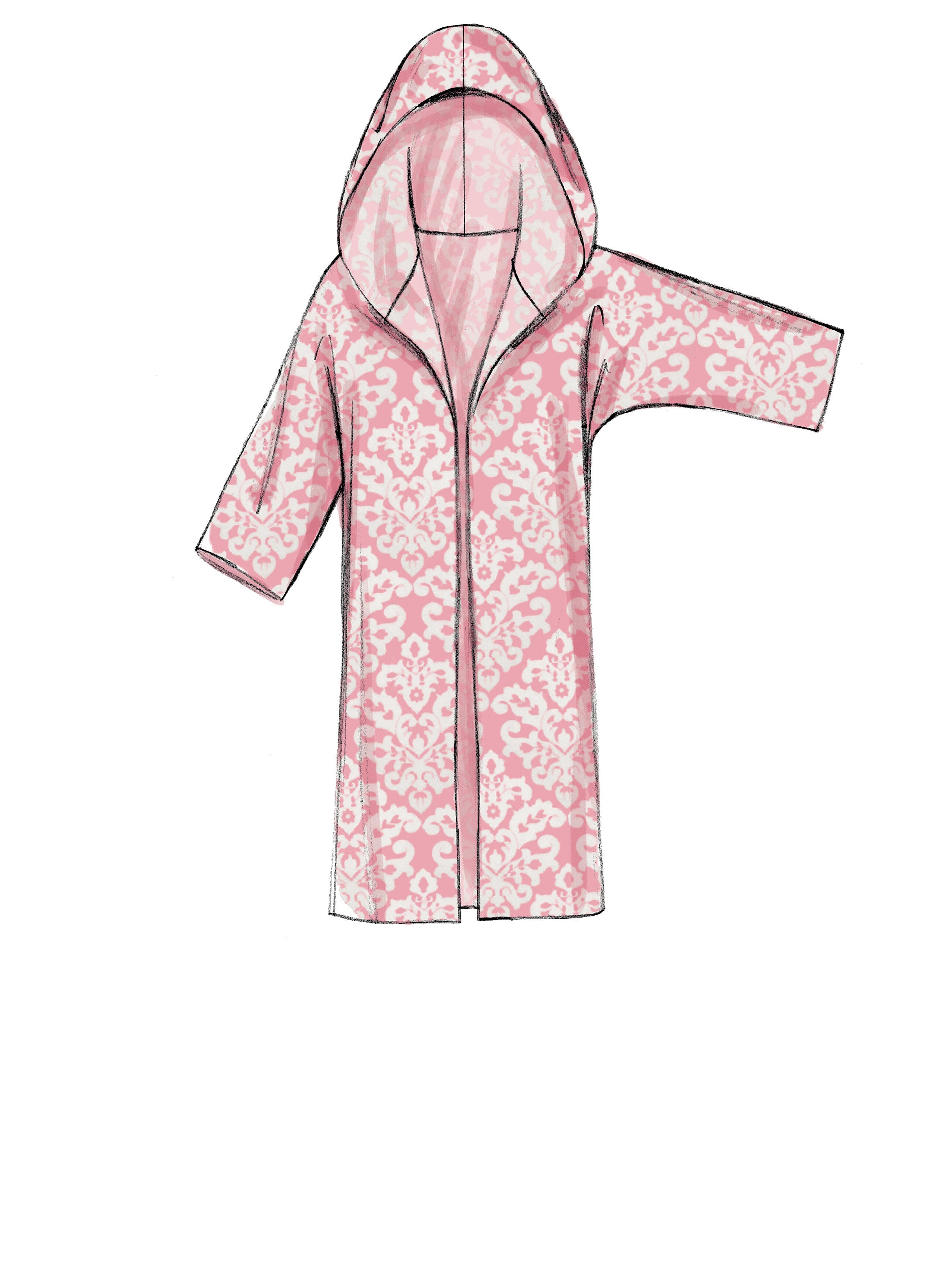 McCall's Misses' Open-Front Jackets with Shawl Collar and Hood M7511 - Sewing Pattern