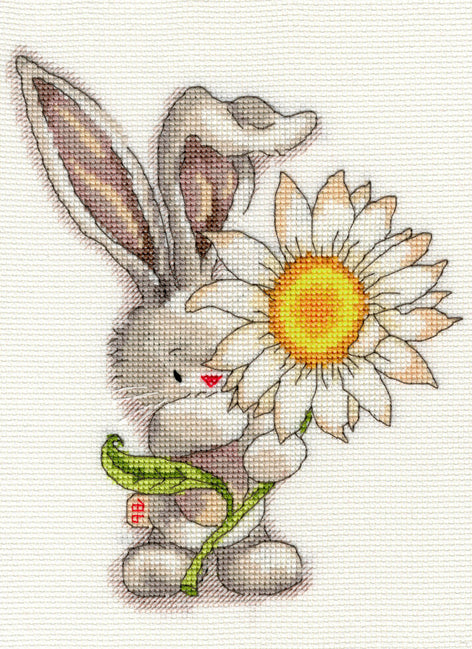 Bothy Threads Daisy - Bebunni Cross Stitch Kit - 16cm x 22cm