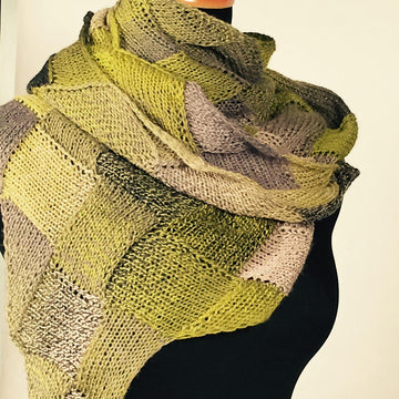 Christine Entrelac Shawl