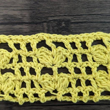 Canary Yellow Butterfly Crochet Top