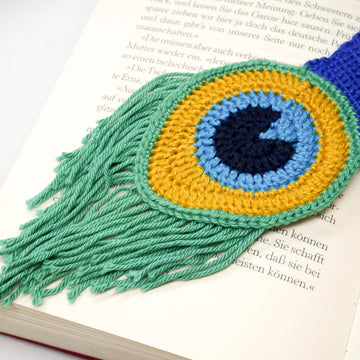 Peacock Bookmark Crochet Pattern