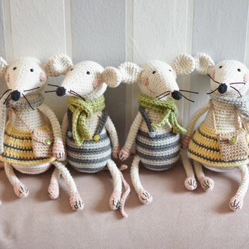 Pepe and Penny the Mice Crochet Pattern