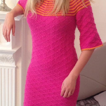 Striped Yoke Dress