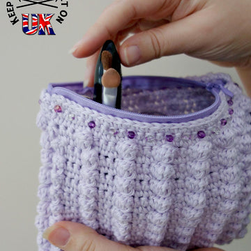 Beaded Make-Up Bag