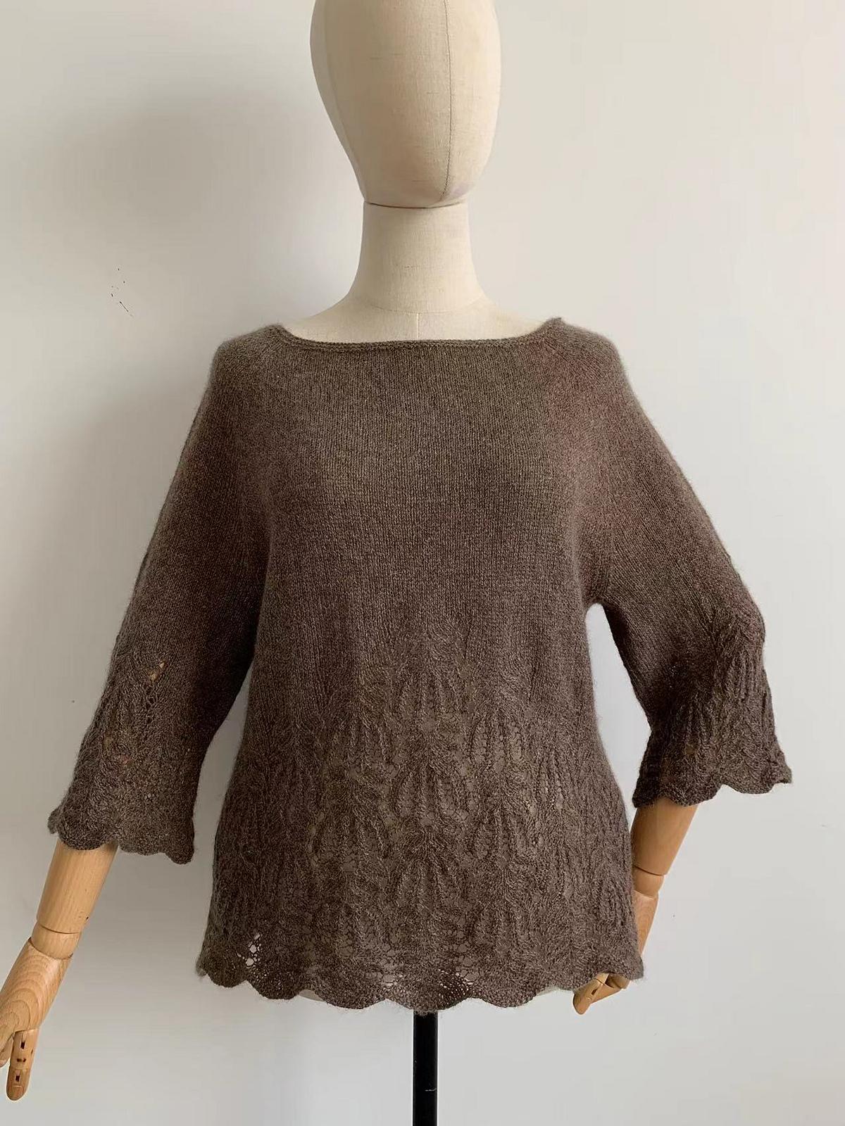Palm Lace Pullover