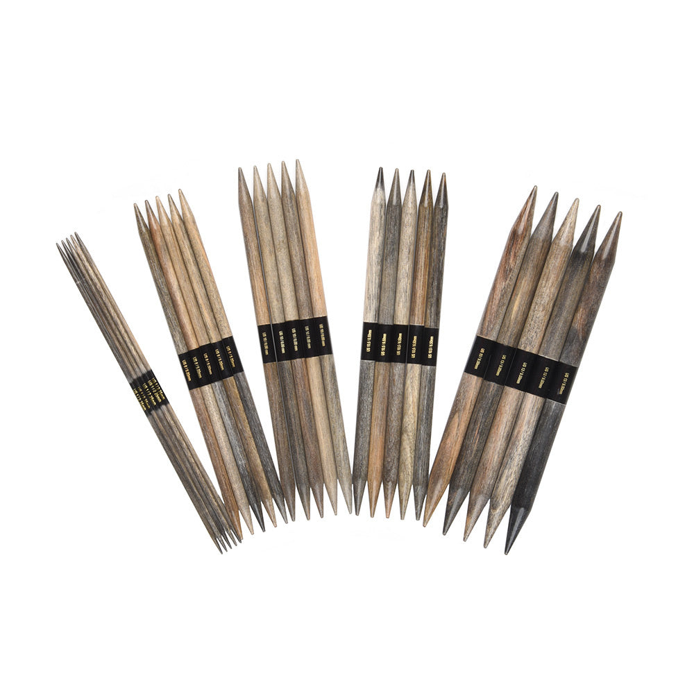 Lykke Driftwood 6in Double Point Needles 15cm (Set of 5)
