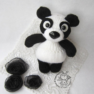 Toy for sleep. Panda  for small babies