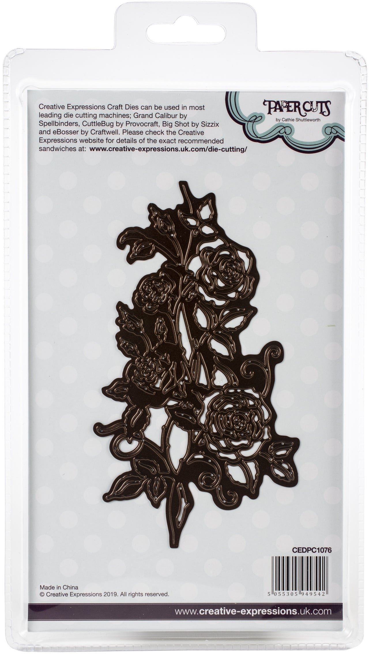 Creative Expressions Paper Cuts Edger Craft Dies - Rambling Rose