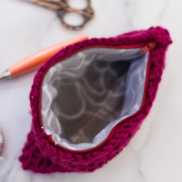 Tunisian Smock Pouch