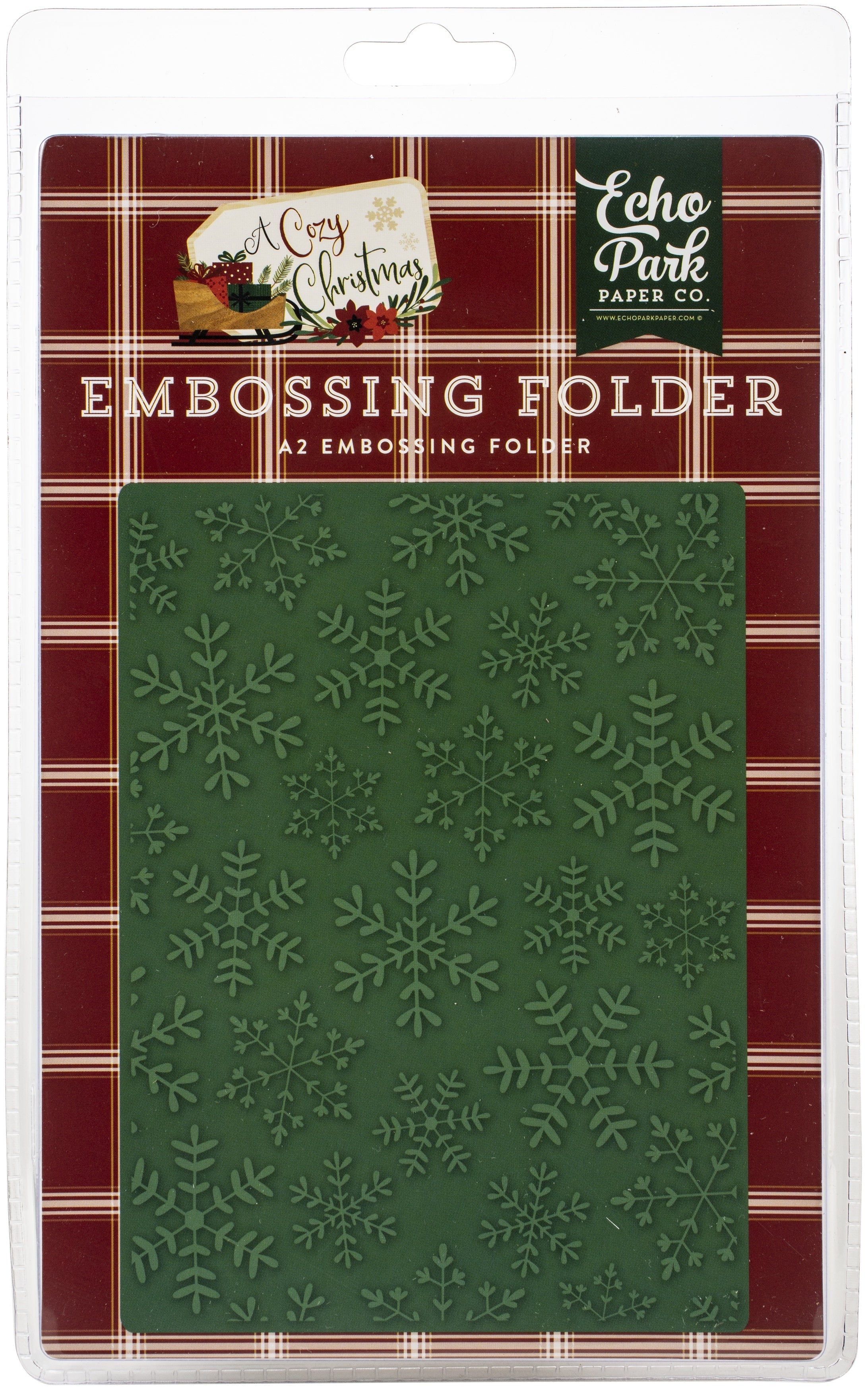Echo Park Paper Echo Park Embossing Folder A2 - Let It Snow