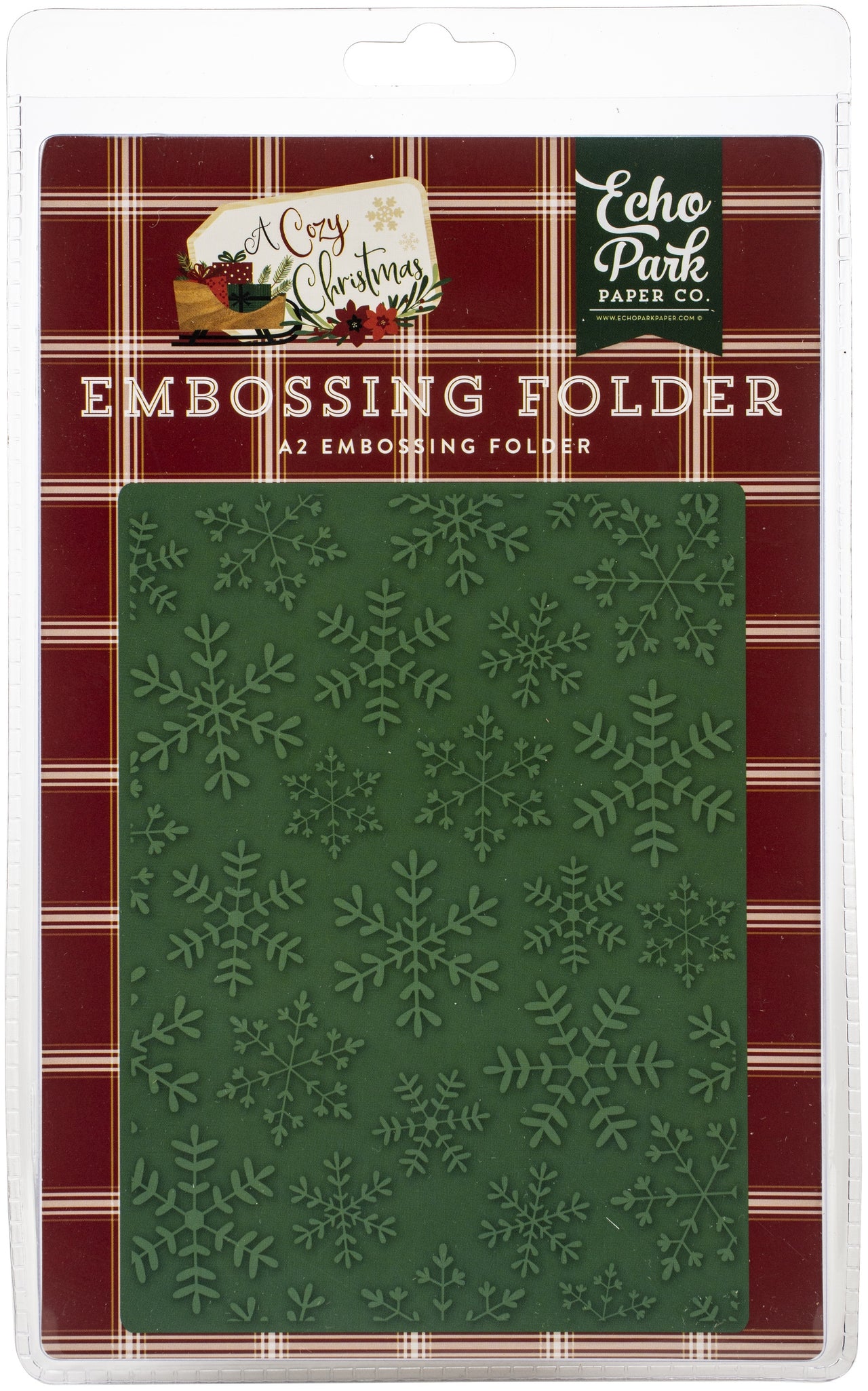 Echo Park Paper Echo Park Embossing Folder A2 - Let It Snow
