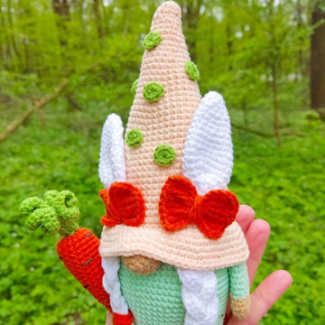 Spring Easter gnome girl