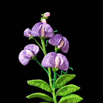 Crochet Sweet Peas Flowers