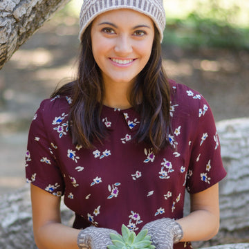 Quilted Lattice Hat & Mitts