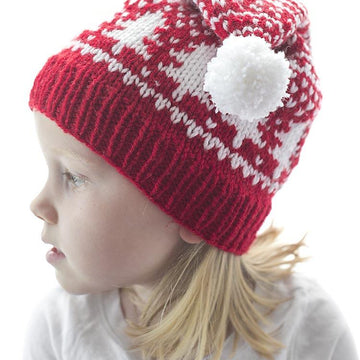 Wintry Fair Isle Stocking Cap
