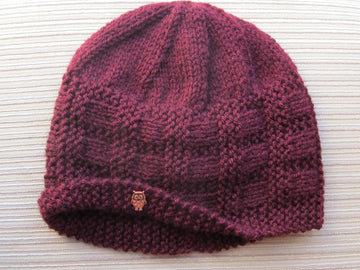 Burgundy Hat in Size Adult