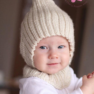 Elf Pixie Ribbed Balaclava