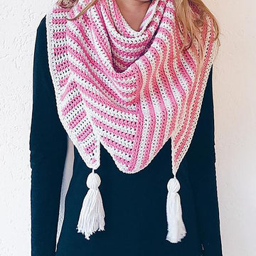 Stripe Me Shawl