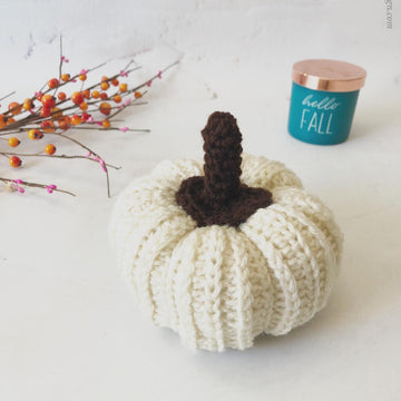 Ribbed Crochet Pumpkin
